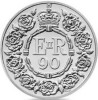 SV * Marea Britanie UK * 20 POUNDS 2016 ARGINT .999 * A 90 -a Aniversare * UNC+, Europa