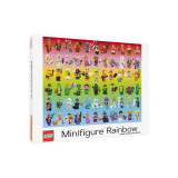 Lego Minifigure Rainbow 1000piece Puzzle