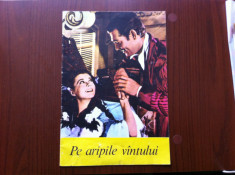 Pe aripile vantului pliant brosura reclama prezentare film gone with the wind foto