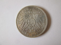 Germania 2 Mark 1902 A argint Wilhelm II foto