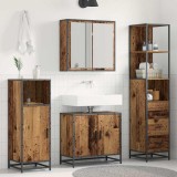 vidaXL Set de mobilier pentru baie 3 pcs Lemn vechi 65 x 33 x 60 cm 3402326