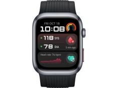 Smartwatch Huawei Watch D2 Luca - B19 cu corp din aluminiu ?i curea neagra de fluoroelastomer, Blister 55020DAC foto