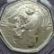 50 pence 2023 Marea Britanie, The Snowman with The Boy, Brilliant unc, Coincard