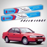 Cumpara ieftin Ștergătoare Toyota Corolla E10 Sedan 1992-1997 | Set Față Flat Premium &ndash; TeamCar&reg;
