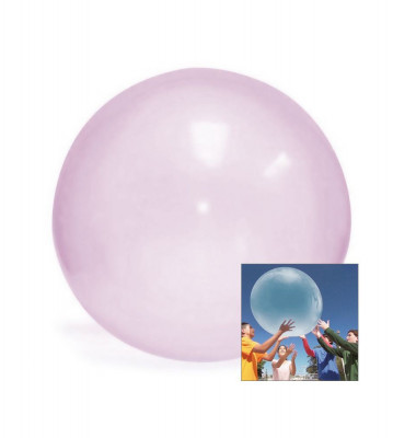 Jucarie gonflabila Mappy - Bubble Ball XXL-Culoare Roz foto