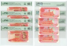 MALAEZIA █ bancnota █ 10 Ringgit █ 1983-1984 █ P-21 █ UNC █ PMG 65 █ necirculata