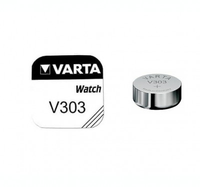 Baterie Varta V303 SR44 1,55V oxid de argint set 1 buc. foto