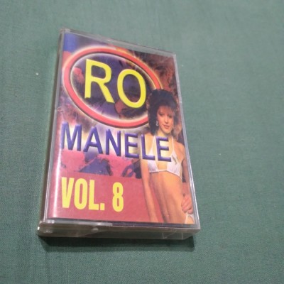 CASETA AUDIO MANELE RO VOL 8 RARA!!!! ORIGINALA foto
