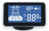Senzori parcare fata spate cu temporizare cu 8 senzori si display LCD KC-6000J