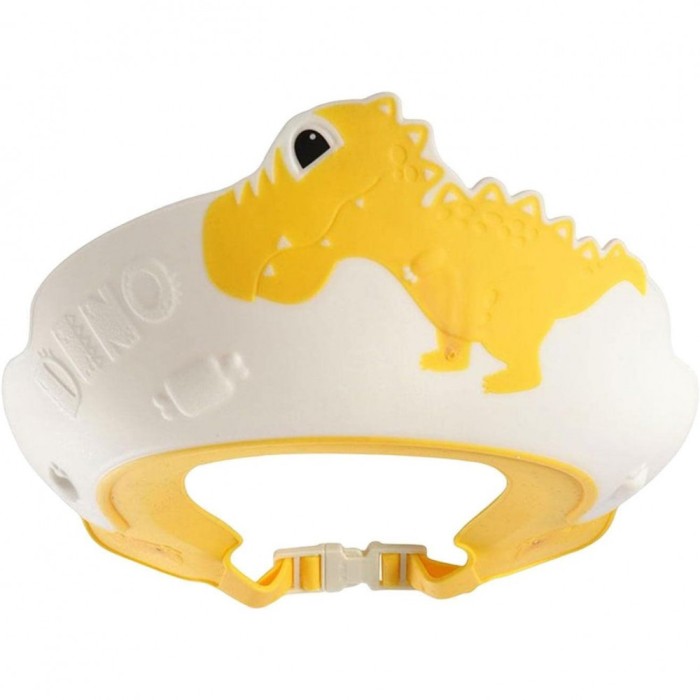 Cyrax Viziera de Protectie Baie Pentru Copii, Fippy, Model Dinozaur, Dimensiune ajustabila, Durabil, Usor de curatat, Impotriva Samponului, pentru Och