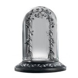Suport pentru lantisoare IdeallStore&reg; editie limitata, Rivendell Gate, lemn, cupola stica, 14 cm, negru