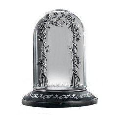 Suport pentru lantisoare DEPOX&reg; editie limitata, Rivendell Gate, lemn, cupola stica, 14 cm, negru