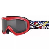 Ochelari Schi Junior Uvex Wizard DL Red, Lentile Duble Supravision, Anti-ceata, Protectie UV, Compatibili Casca, S2, Fabricat Germania