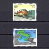 Italia 1988 - Europa, CEPT, transport, serie neuzata