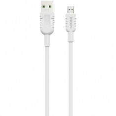 Cablu Date si Incarcare USB la MicroUSB Borofone BX33, 4A Billow, 1.2 m, Alb