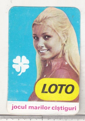 bnk cld Calendar de buzunar 1986 - Loto Pronosport - Loto foto