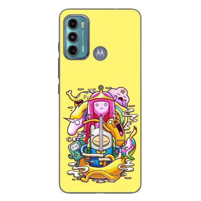 Husa compatibila cu Motorola Moto G60 Silicon Gel Tpu Model Adventure Time Poster foto