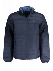 Jacheta matlasata barbati, cu 2 buzunare exterioare, fara gluga, logo, bleumarin, S