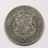 5 LEI 1880 . DETALII BUNE .