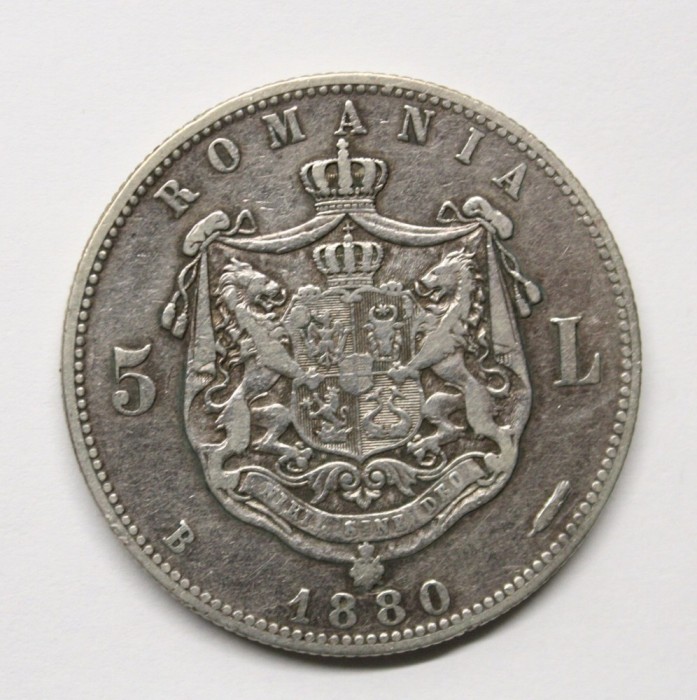 5 LEI 1880 . DETALII BUNE .