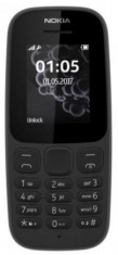 Telefon mobil Nokia 105 (2017), Single Sim (Negru) foto