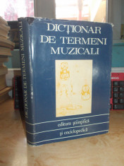 ZENO VANCEA ( COORD. ) - DICTIONAR DE TERMENI MUZICALI , 1984 foto