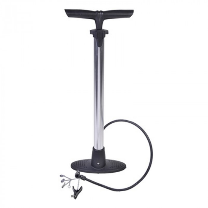 Pompa bicicleta, aluminiu, Baza si Duze multiple, maner non-alunecare