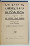 D'EUROPE EN AMERIQUE PAR LE POLE NORD par ROALD AMUNDSEN et LINCOLN ELLSWORTH , 1927