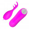 Stimulator clitoridian &icirc;n formă de vagin cu telecomandă