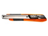 Cuțit de precizie NEO TOOLS 18mm cu lamă ruptibilă și m&acirc;ner din gumă 63-060
