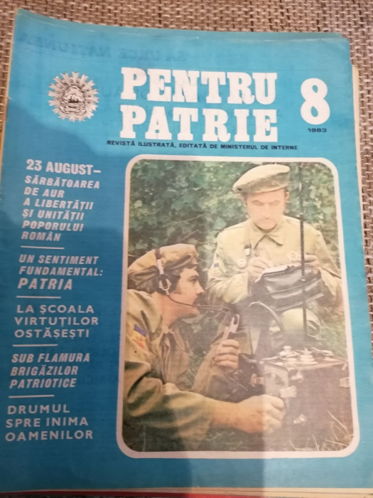 REVISTA PENTRU PATRIE - NR 8 - 1983