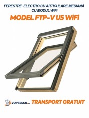 Fereastra electro cu articulare mediana, cu modul WiFi, Model FTP-V U5 WiFi foto