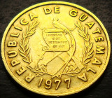 Cumpara ieftin Moneda exotica 1 CENTAVO - GUATEMALA, anul 1977 * cod 3750, America Centrala si de Sud