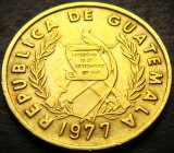 Cumpara ieftin Moneda exotica 1 CENTAVO - GUATEMALA, anul 1977 * cod 3750, America Centrala si de Sud