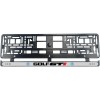 Set 2 bucati, suport numar inmatriculare Volkswagen Golf GTI, Autohelix MSA