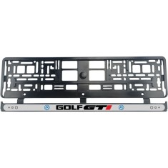 Set 2 bucati, suport numar inmatriculare Volkswagen Golf GTI