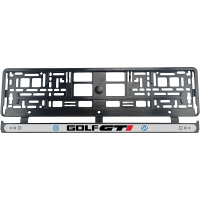 Set 2 bucati, suport numar inmatriculare Volkswagen Golf GTI foto