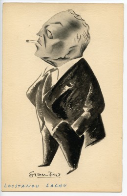 Bernard Grambert (Constanta, Rom&amp;acirc;nia 1908-1958 Paris) - Chipuri ale secolului XX / 244 Caricaturi ale personalităților celebre foto