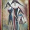 &quot;Spectacolul&quot;, pictura romaneasca semnata &quot;CH&quot; si datata 1999