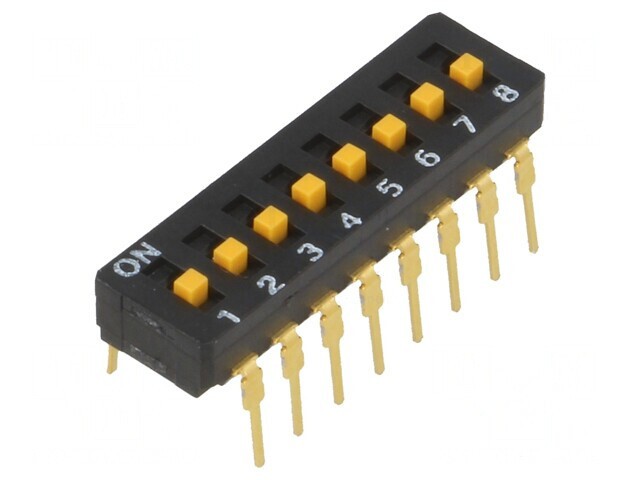 Comutator DIP-SWITCH 8 Secțiuni ON-OFF 30VDC
