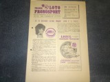 REVISTA PROGRAMUL LOTO PRONOSPORT 17 DECEMBRIE 1985 PREZENTARE ECHIPA VERONA