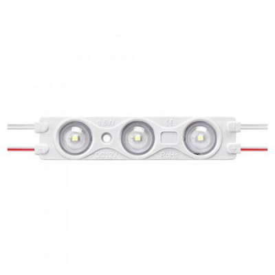 Modul 3 led-uri smd2835 3000k alb cald ip67 foto