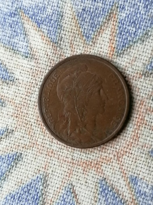 FRANȚA 2 CENTIMES 1911 xf+