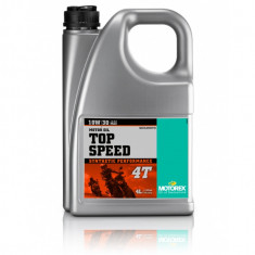 Ulei motor Motorex Top Speed 10W30 Synthetic Performance 4T 4 Litri