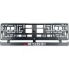 Set 2 bucati, suport numar inmatriculare Carbon, Mitsubishi, Autohelix MSA