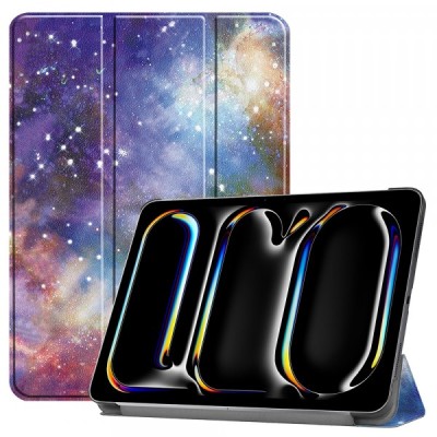 Husa pentru Apple iPad Pro 13 (2024), Techsuit, FoldPro Galaxy, Multicolor foto