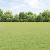 VidaXL &Icirc;ngrădire cu st&acirc;lpi Argintiu 0.4 x 10 m Oțel