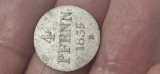 Germania 4 PFENNIG 1835 B , argint