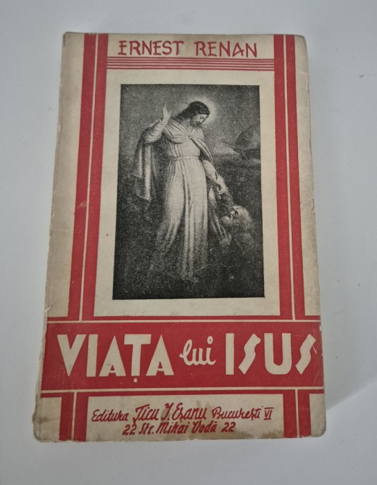Carte veche Ernest Renan Viata lui Isus