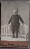 Foto veche CDV atelier SZABO / Sighisoara / Schassburg / Segrsvar / moda copii